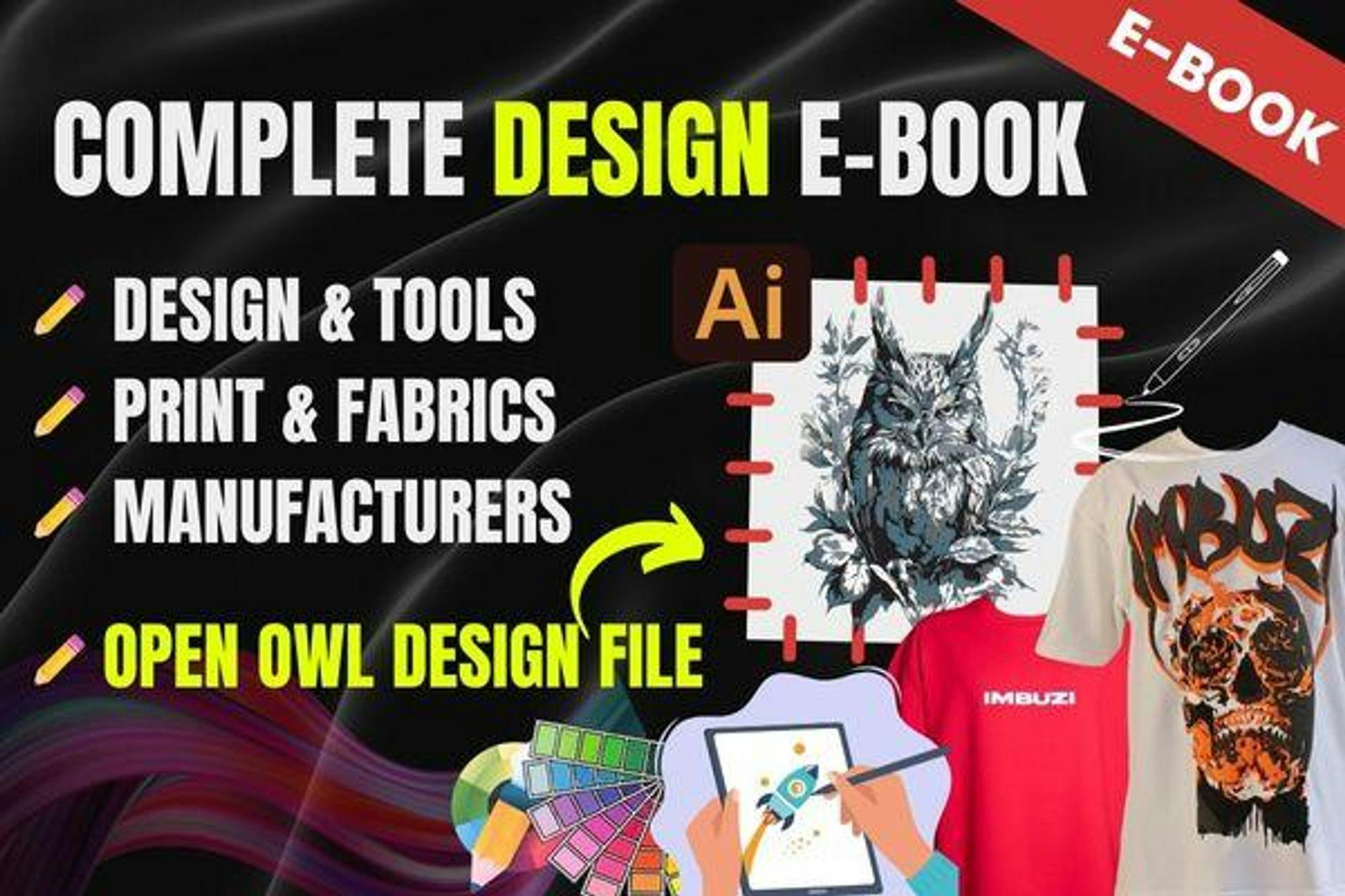 Complete T-shirt Design E-Book (Design File worth Rs. 7,000+ Included)