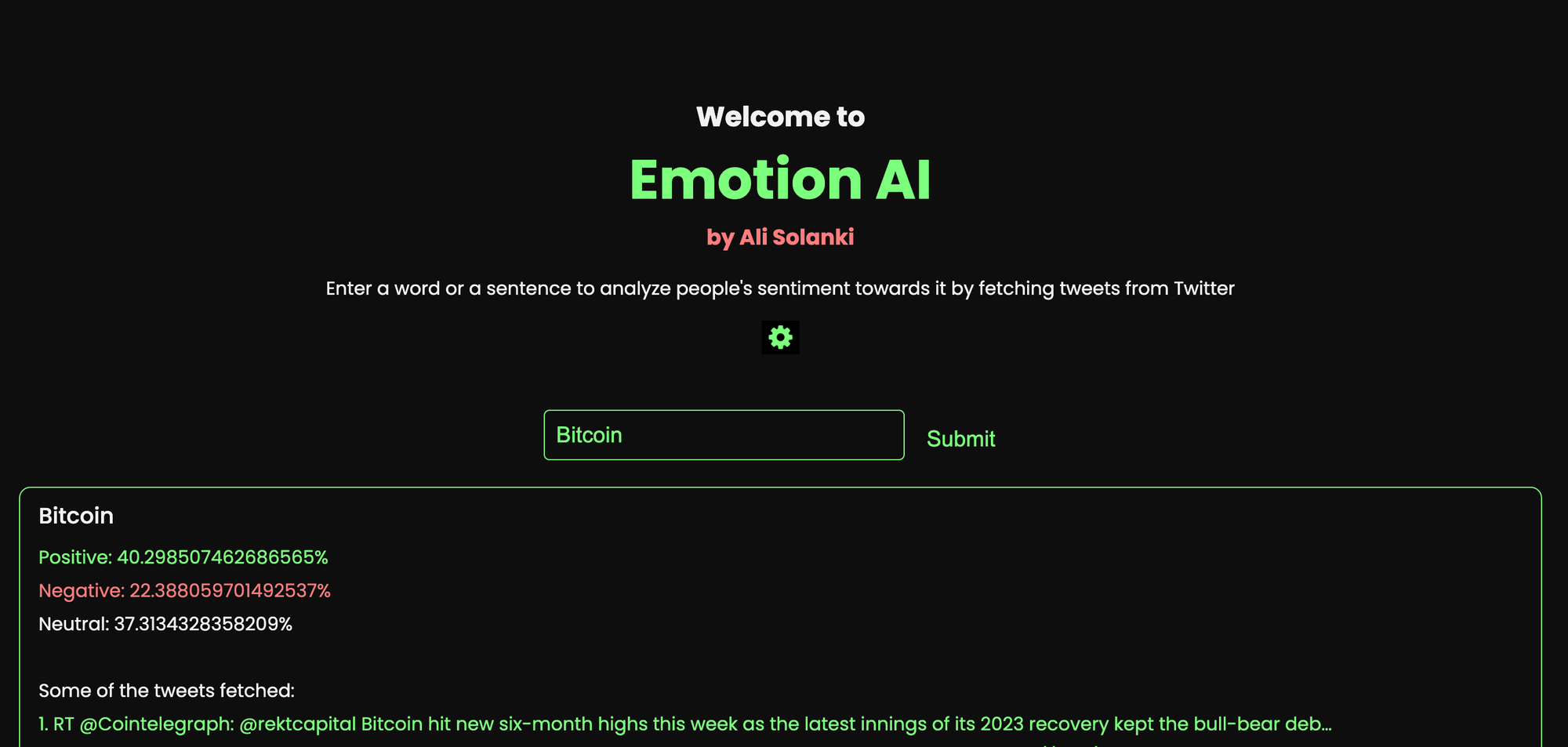 Emotion AI | Sentiment Analysis
